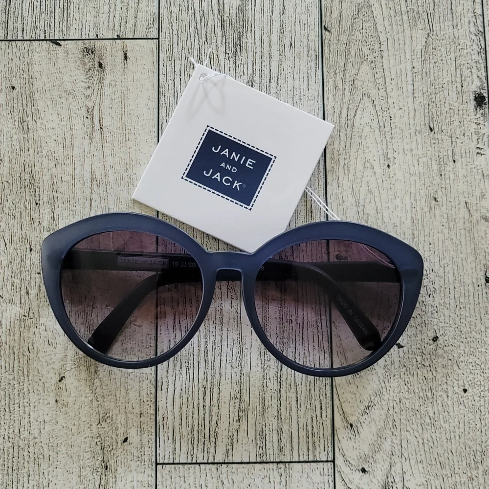 Janie and Jack Navy Kids Sunglasses